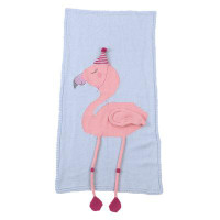 Sunside Sails Ensemble de literie en tricot Flamingo