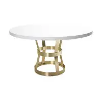 Worlds Away Cannon 60" Pedestal Dining Table