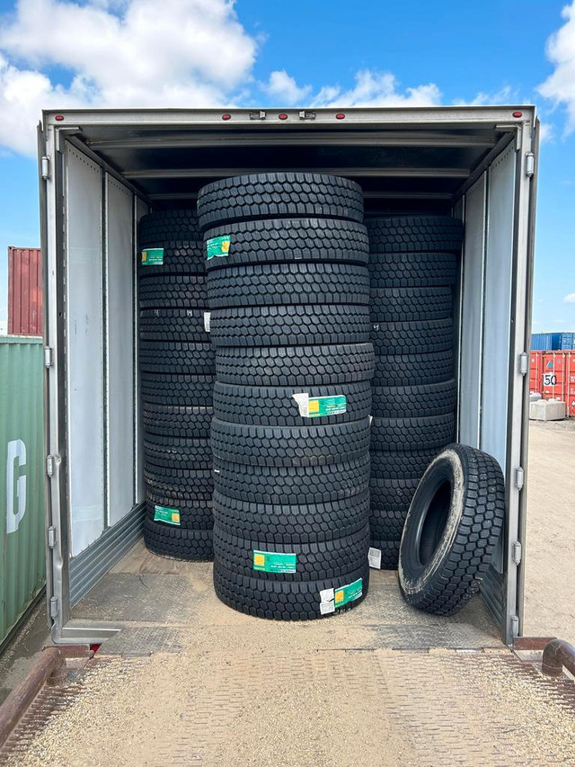 WINTER DRIVE TIRES - $2660 FOR A SET OF 8 - INCLUDES FREE SHIPPING in Tires & Rims in Prince George