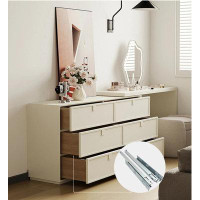 My Lux Decor Fashion Bedroom Dressing Table Container European Mirror Chair Dressing Table Drawer Multifunctional Coiffe