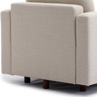 Latitude Run® Modern style upholstered sofa chair with wooden frame for bedroom outdoor living room