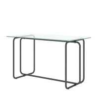 GZMWON Modern Dining Table, Glass Dining Table, Dining Table