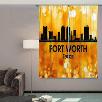 Frifoho Window Synthetic Abstract Semi-Sheer Outdoor Rod pocket Curtain Panels (DSQ is set to 2)