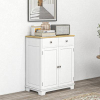 Winston Porter 33.5'' Tall 2 - Door Accent Cabinet with Drawer