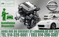 Moteur Nissan Infiniti G37 370Z VQ37 V6 Engine, 2009 2010 2011 2012 2013 2014 2015 JDM Motor