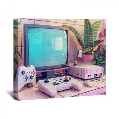 Dovecove " Gaming Console " on Canvas