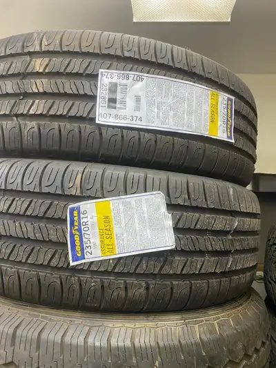 TWO NEW 235 / 70 R16 GOODYEAR EAGLE TIRES !!!
