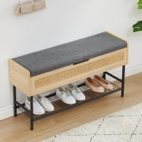 Bay Isle Home™ Ameah Upholstered Storage Bench