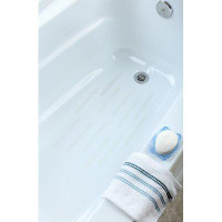 Rebrilliant Ledya Adhesive Bath Tread Rectangle Plastic/Vinyl Non-Slip Shower mat