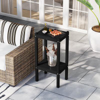 Winston Porter Mkiyah Square 18.45'' L x 18.45'' W Outdoor Side Table