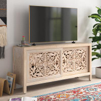 Langley Street Aikenvale Solid Wood TV Stand for TVs up to 75"