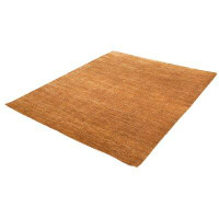 Isabelline Hand-Knotted Gabbeh Light Brown Wool Rug 8'0" X 10'2"