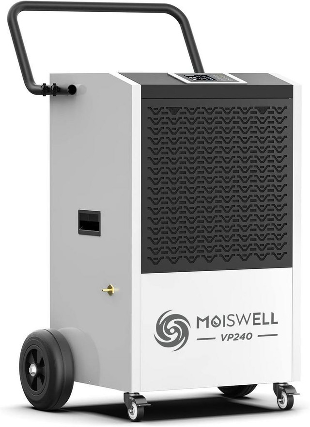 Moiswell 240 Pints Commercial Dehumidifier with Pump and Drain Hose for Basements and Large Spaces up to 8,500 Sq Ft in Other Business & Industrial in Ontario