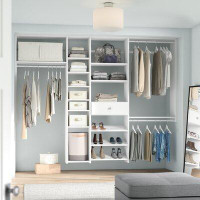 Dotted Line™ Grid 60" W - 108" W Closet System Reach-In Sets