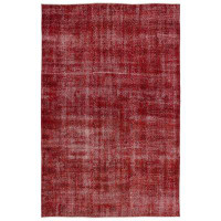 Rug N Carpet Atina Red Vintage Wool Handmade Area Rug