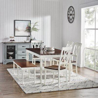 Charlton Home Ashwell 6 - Piece Extendable Dining Set