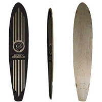 Easy People Longboard Pintail/ Kicktail Series Natural Deck + Grip Tape