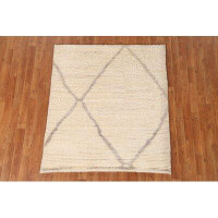 Rugsource Wool Moroccan Oriental Area Rug Hand-Knotted 4X5