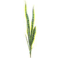 Primrue Set Of 12 Premium 32" Artificial Snake Plant Sprays - Lifelike Indoor Decor Greenery For Home And Office