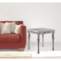 HomeRoots ManufactuWood Square End Table
