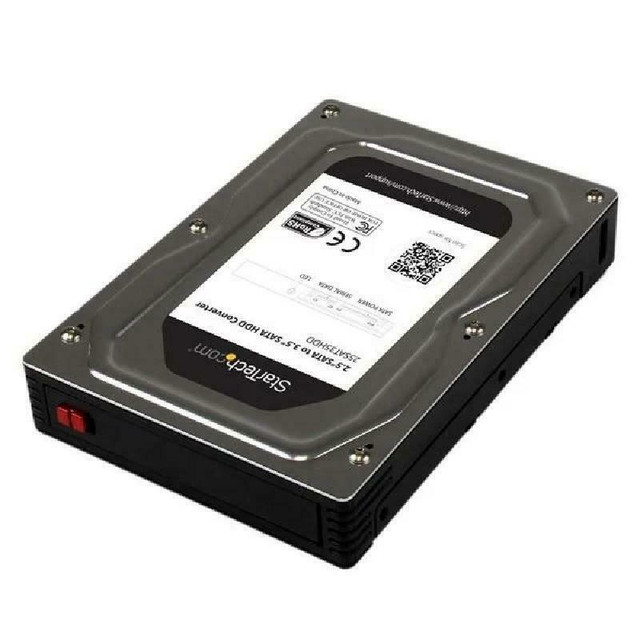 StarTech  2.5” to 3.5” SATA Aluminum Hard Drive Adapter Enclosure with SSD / HDD Height up to 12.5mm - 25SAT35HDD in System Components in Québec - Image 2
