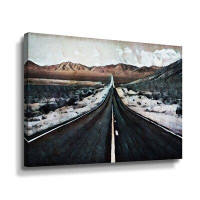 Loon Peak Road To Nowhere Gallery Wrapped Canvas