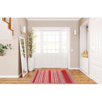 Union Rustic Red Indoor Floor Mat By Union Rustic