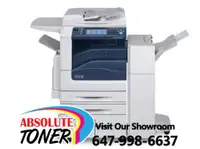 Xerox WorkCentre 7855 Color Laser Multifunctional Printer Copier Scanner, 4 Paper Cassette (2 Large Capacity) LCD, 11x17