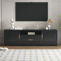 Winston Porter Modern TV Stand1 Drawer and 2 Cabinets