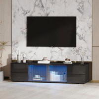 Wrought Studio TV stand,TVCabinet,entertainment center,TV console,media console,with LED remote control lights