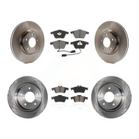Front and Rear Disc Rotors and Semi-Metallic Brake Pads Kit by Transit Auto K8S-101364