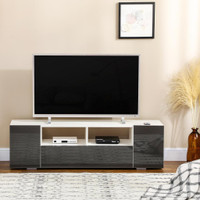 TV Stand 53.9"W x 13.8"D x 16.5"H Grey