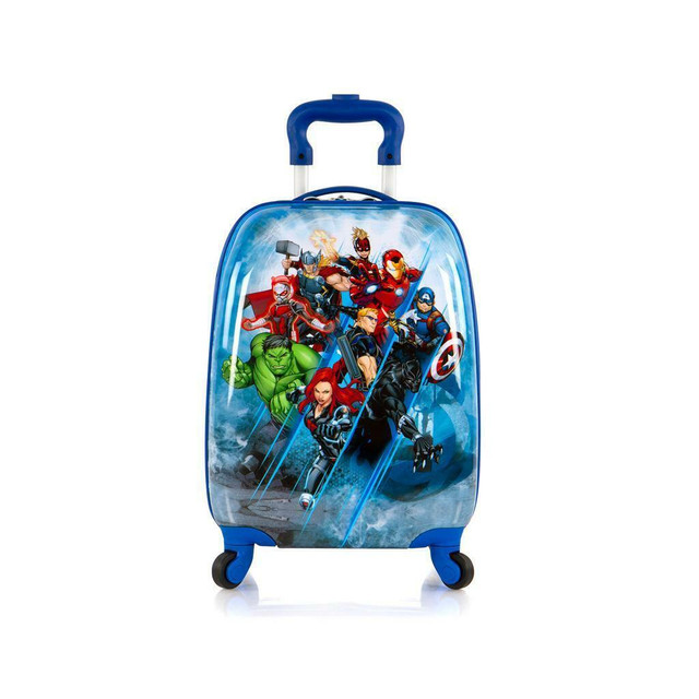 Marvel Avengers Hardside Spinner Rolling Luggage for Kids - 18 Inch[Blue] in Other - Image 2