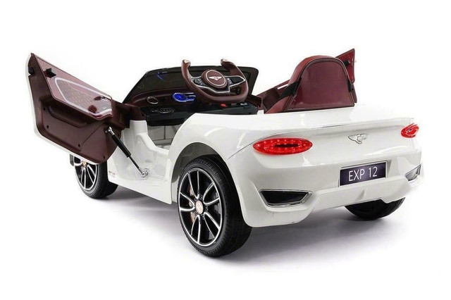 Kids Ride On Cars With Parental Remote Control Bentley EXP12 With Rubber Wheels And Leather Chair Deluxe Warehouse Sale! in Toys & Games - Image 3