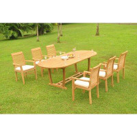 Rosecliff Heights Illings 7 Piece Teak Dining Set