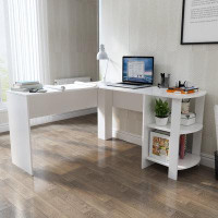 Ebern Designs L-shape desk