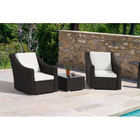 Winston Porter Mercile Patio Chair with Cushions