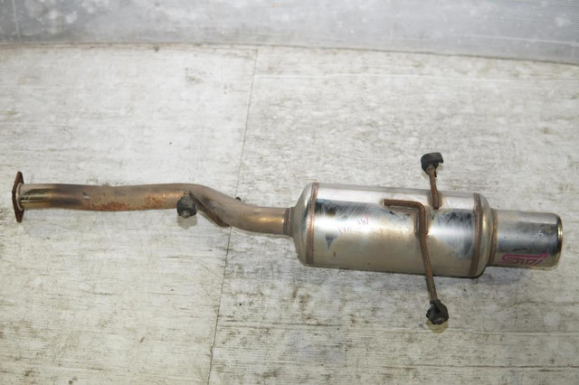 JDM Subaru Forester STi GENOME Exhaust Muffler Rare Sg SG5 SG9 GDA GDB 2003-2008 in Other Parts & Accessories