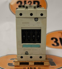 Siemens- 3RT1044-1AL20 (100 Amp, 600V, 3PH, 60Hp, 230V Coil) Contactor