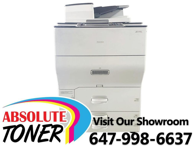 Ricoh Production Printer MP C6502 Color Laser High Speed 65 PPM Copier 12x18 with Booklet Maker Finisher in Printers, Scanners & Fax - Image 2
