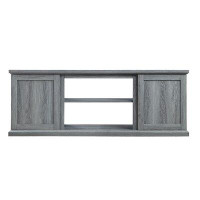 Greyleigh™ Franklin 60" TV Stand With 2 Doors And Open Shelves In Heavy Brown
