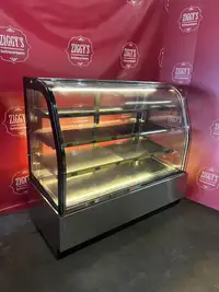 57” stainless pastry cake display fridge for only $1995 ! Can ship
