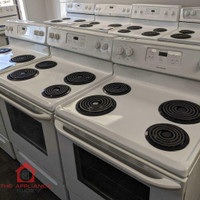 Refurbished White Coil Top Stoves. 1 Year Parts and Labour Warranty. Professionally Reconditioned