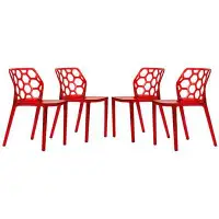 Orren Ellis Berdy Modern Plastic Dining Side Chair