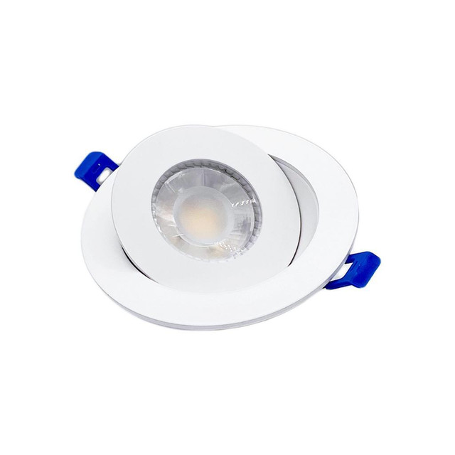 DawnRay 4 inch gimbal LED Recessed Light 9 W white in Electrical