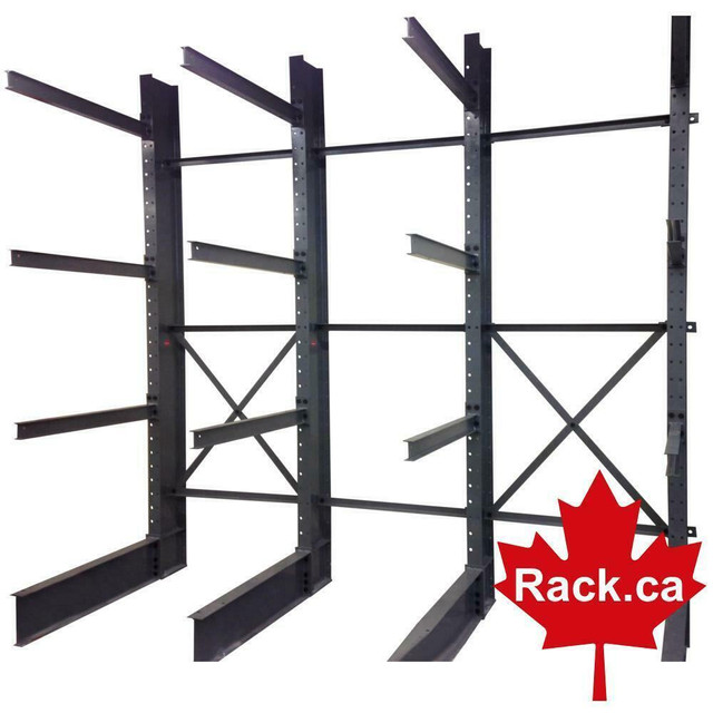 Largest Stock Of Cantilever Racking In Canada - We Ship All Over Canada - Our Service Can Not Be Duplicated in Industrial Shelving & Racking in Ontario - Image 2