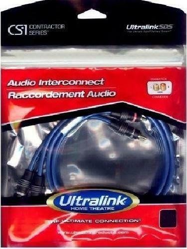 6.56ft. (2M) Ultralink RCA Stereo Audio Cable with 2 RCA on Each End - Ultralink Contractor Series - Blue in Other - Image 3
