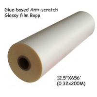Glossy 12.5x656' Bopp Glue-based Anti-scratch Laminating Film 026605