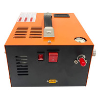 Air Compressor Portable 4500PSI/30Mpa High Pressure Air Pump Oil/Water-free Powered by Home 110VAC or Car 12VDC 053066