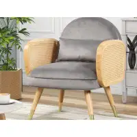 Bay Isle Home™ Georgios 27.62 W Modern Chair Armchair Living Room Chair Reading Chair Arm Chair